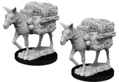 * Pack Mule - Wizkids Unpainted Miniatures (73552)